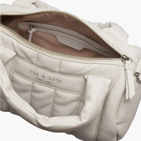 RAG & BONE LEATHER DUFFLE CLOUD MINI NWT - Picture 3 of 7